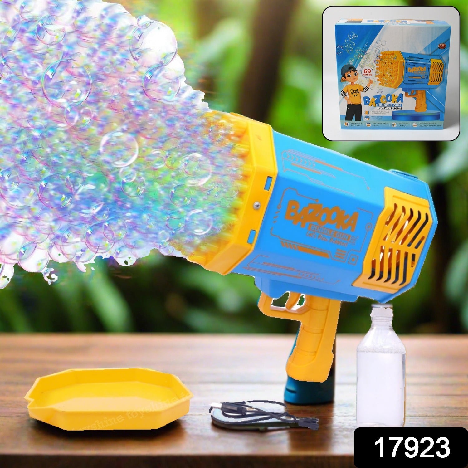17923 69 Holes Big Rechargeable Powerful Machine Bubble Gun Toys for Kids Adults, Bubble Makers, Big Rocket Boom Bubble Blower Best Gifts 17923 69 Holes Big Rechargeable Powerful Machine Bubble Gun Toys for Kids Adults, Bubble Makers, Big Rocket Boom Bubble Blower Best Gifts